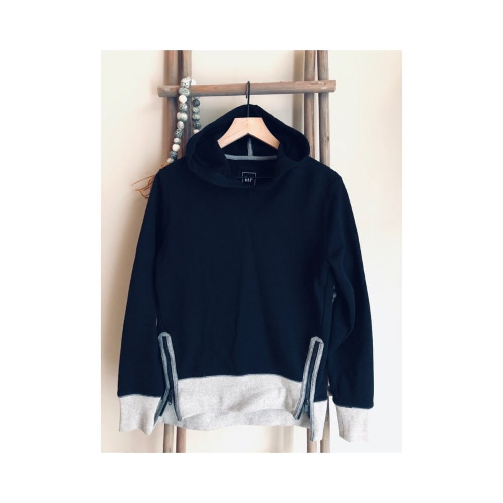 Gap Black|Grey Pullover Hoodie